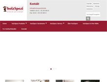 Tablet Screenshot of holzspezi.de